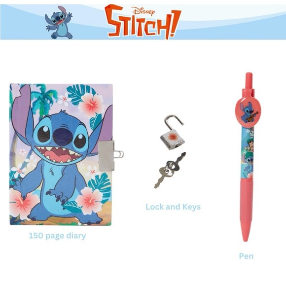 Lilo And Stitch Dairy And Pen - Picture 3 of 8